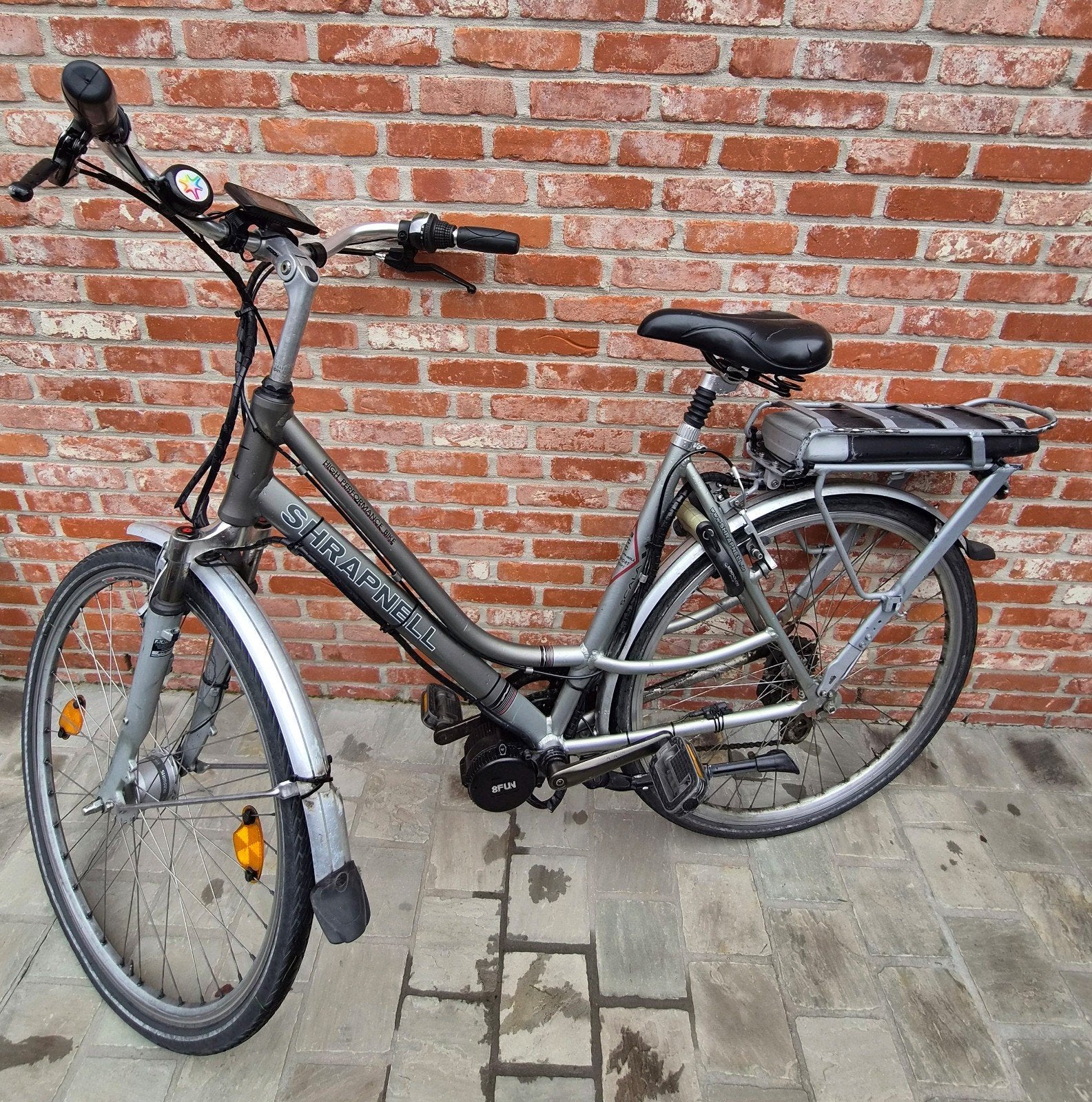 Elektrische fiets Shrapnel (Opknapper - Motor & Accu OK, Fietsen en Brommers, Ophalen
