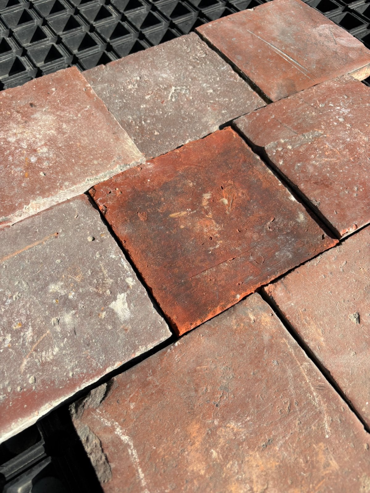 Lot Antieke terracotta tegels. Voor info BELLEN 047422070, Ophalen