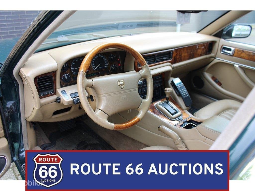 Jaguar XJ6 Sovereign LWB | 1995 | Route 66 Auctions, Auto's, Zwart, Bedrijf, Handgeschakeld, Overige carrosserie