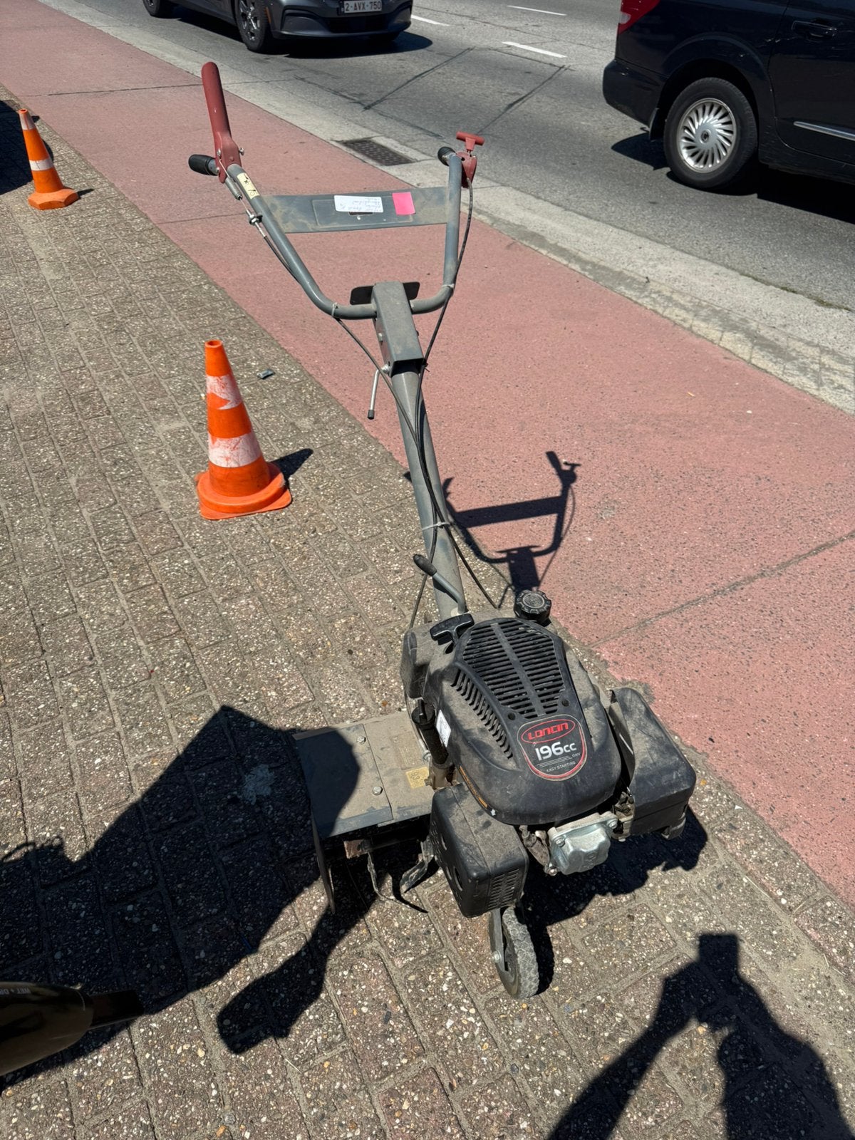 Freesmachine loncin 196cc, Doe-het-zelf en Bouw, Gereedschap | Freesmachines, Ophalen, Benzine, Tuinfrees, Gebruikt