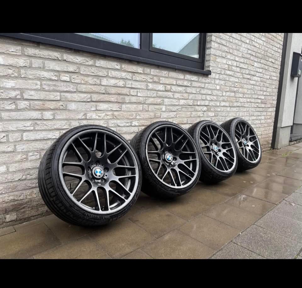 Bmw csl breedset 19inch 5x120 velgen met banden, Auto-onderdelen, Banden en Velgen, Ophalen, Band(en)