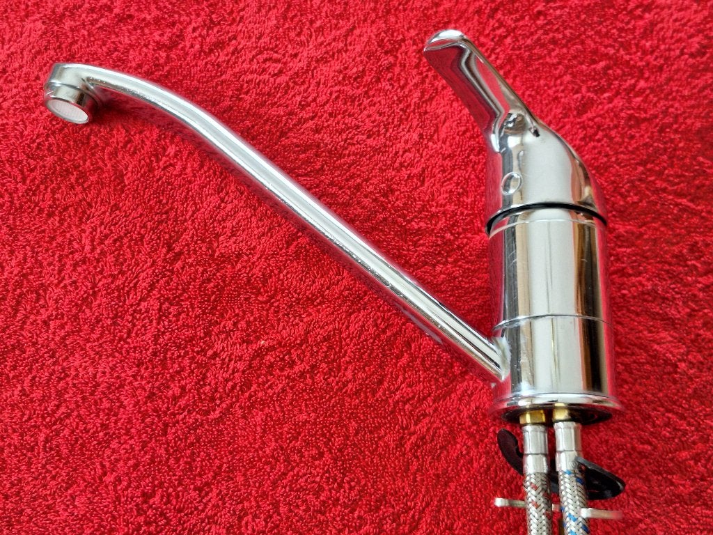 Mitigeur pour évier de cuisine, Ophalen of Verzenden, Zo goed als nieuw, Inox