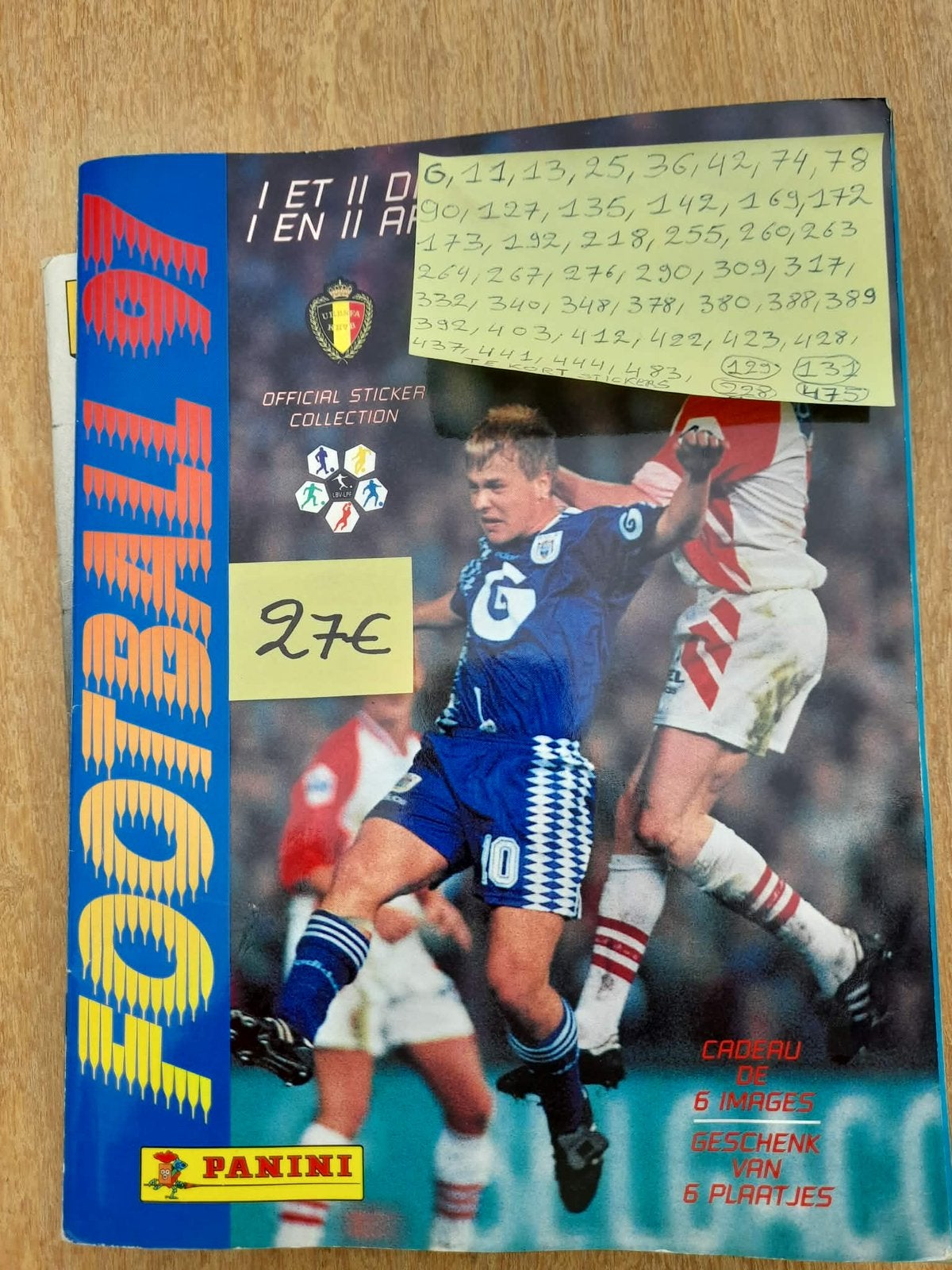Boek panini football 97, Verzamelen, Ophalen of Verzenden, Zo goed als nieuw