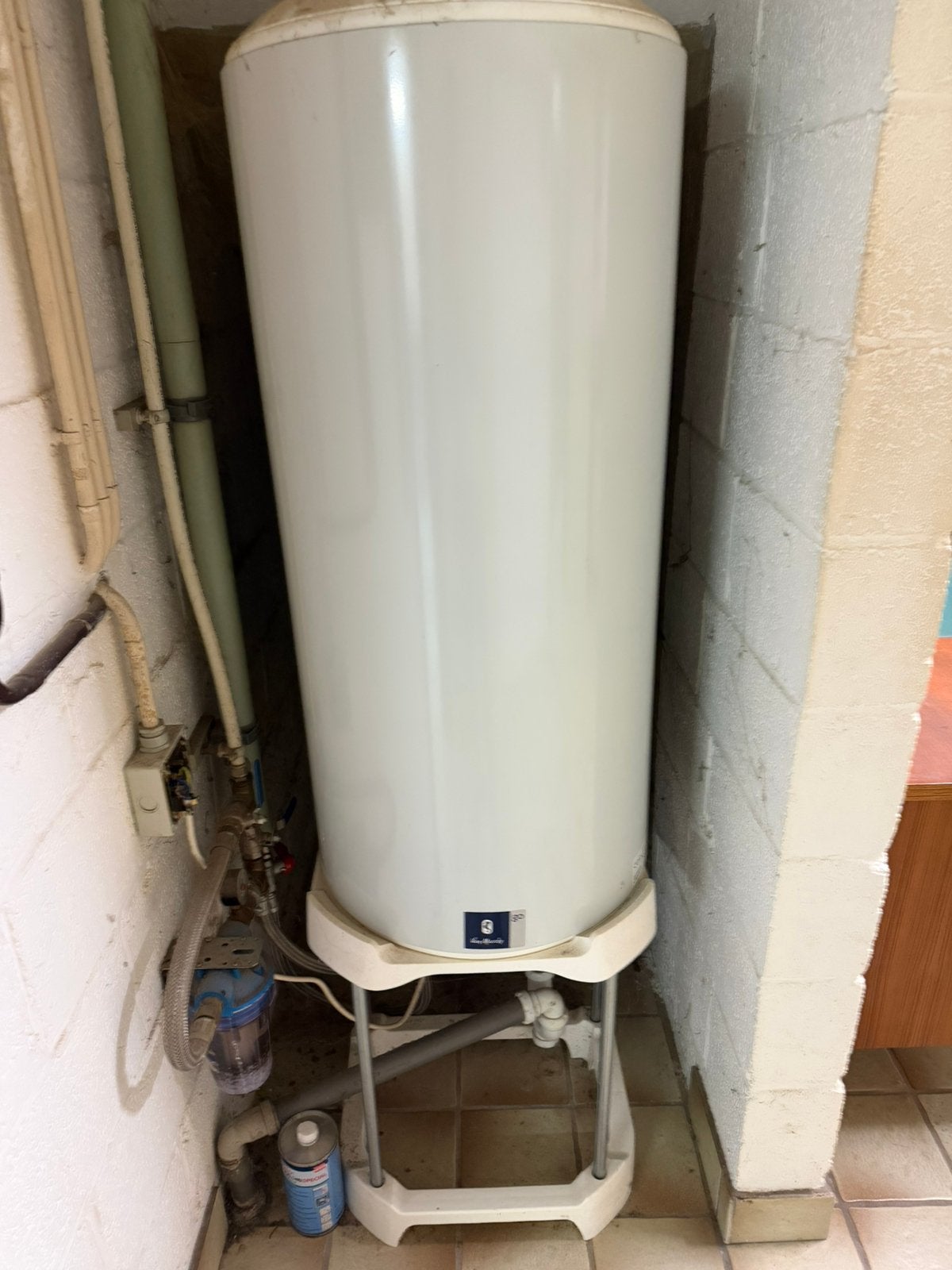Boiler Van Marke 1800w. 150l, Bricolage & Construction, Enlèvement, Utilisé, Boiler
