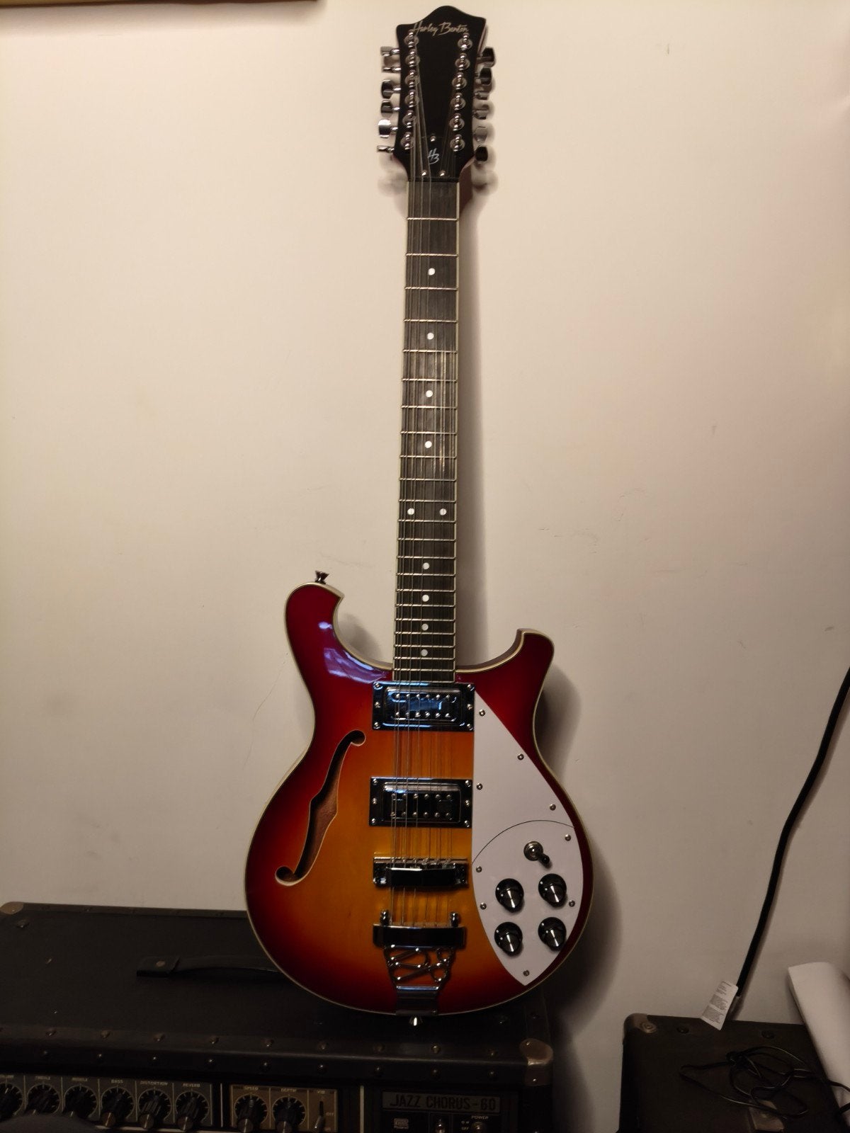 Harley Benton 12 string, Musique & Instruments, Enlèvement, Comme neuf, Semi-solid body
