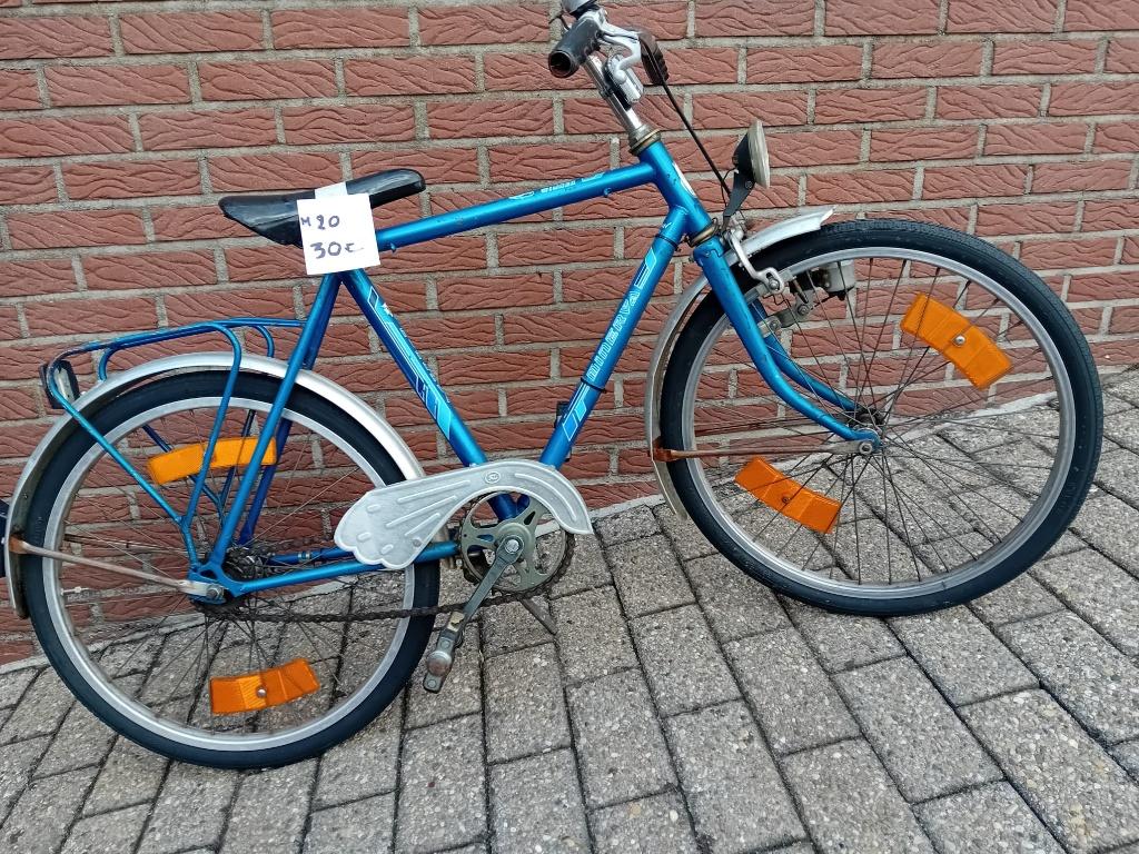 Jongensfiets 20 inch, Ophalen, Gebruikt, Velgrem, 20 inch