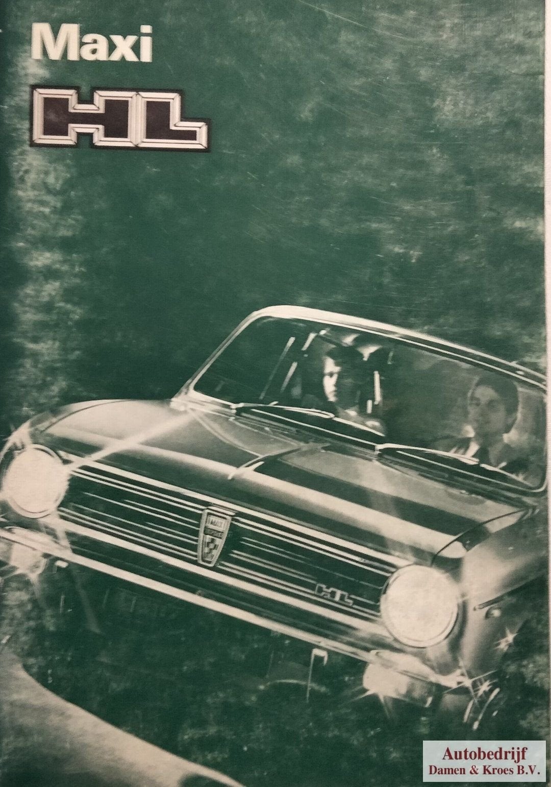 Handboek Maxi HL AKD8115 (Engelstalig), Ophalen of Verzenden