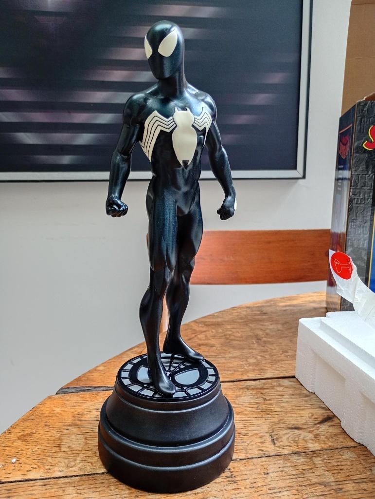 2001 Bowen Designs Spider Man Black Symbiot Painted Statue, Ophalen, Zo goed als nieuw, Overige typen