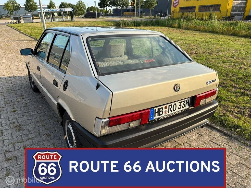 Alfa Romeo 33 1.3 S | 1987 | Route 66 Auctions, Autos, Achat, Entreprise, Boîte manuelle, Autre carrosserie