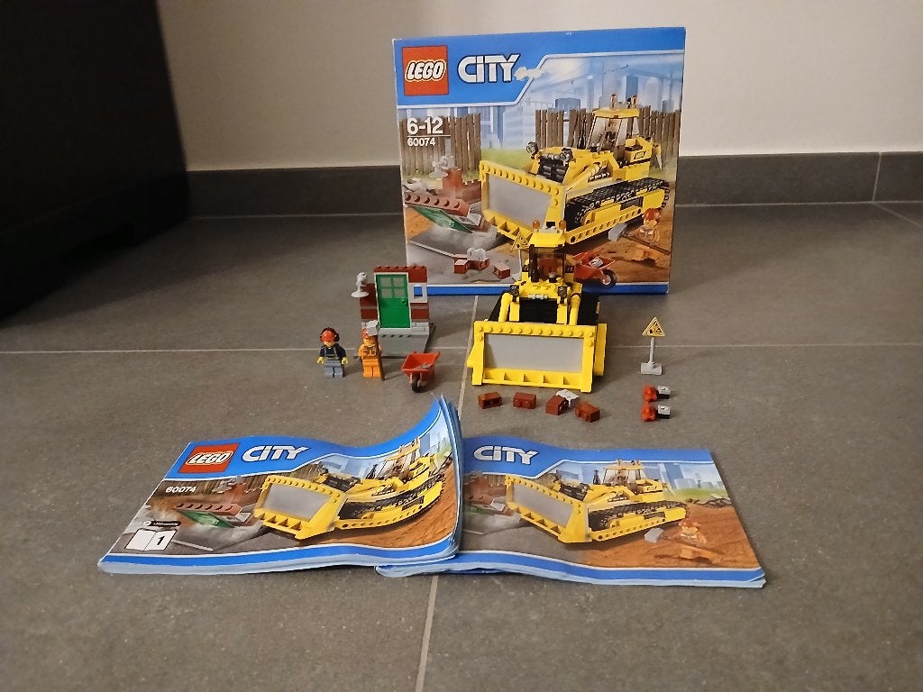 Lego City 60074 Demolition Bulldozer, Inclusief instructies, City, Lego, Ophalen of Verzenden
