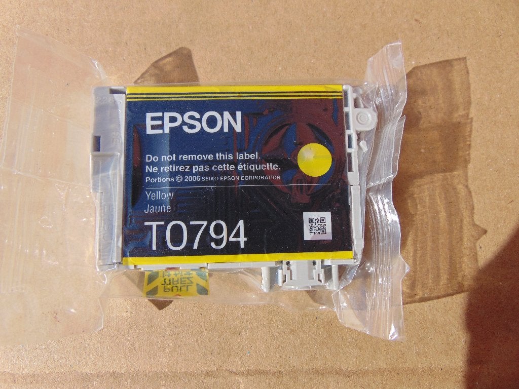 cartouche d'encre Epson T0794 jaune jaune, neuve, Enlèvement ou Envoi, Neuf, Cartridge, Epson