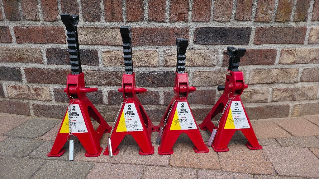Assteunen 2 ton - heavy duty - 4 stuks., Auto diversen, Krikken, Nieuw, Garagekrik, Manueel, Ophalen of Verzenden