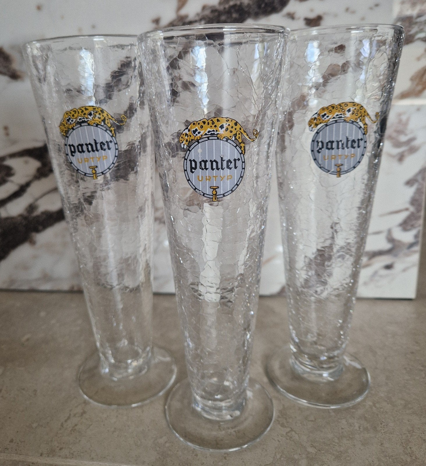 Panter glazen, Verzamelen, Biermerken, Ophalen