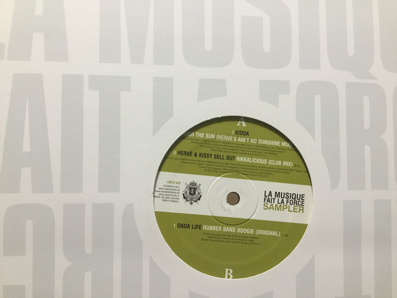 Various. La Musique Fait La Force Sampler, Cd's en Dvd's, Vinyl | Dance en House, Ophalen of Verzenden, Zo goed als nieuw
