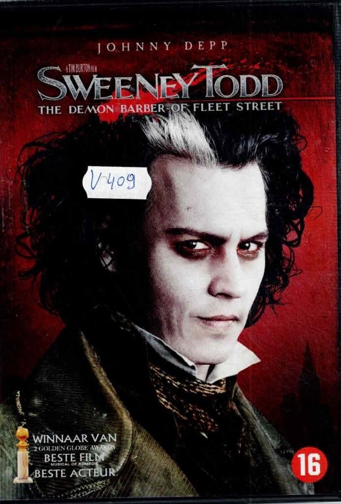 dvd  /  Sweeney Todd, Cd's en Dvd's, Dvd's | Overige Dvd's, Vanaf 16 jaar, Ophalen of Verzenden, Zo goed als nieuw
