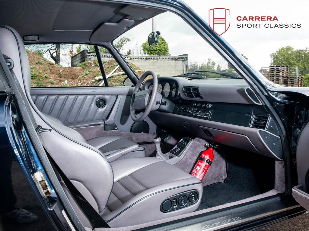 Porsche 911 964 Carrera 2 3.6 Coupé / model 1992 / manual g, Auto's, 4 zetels, Blauw, Leder, 2 deurs