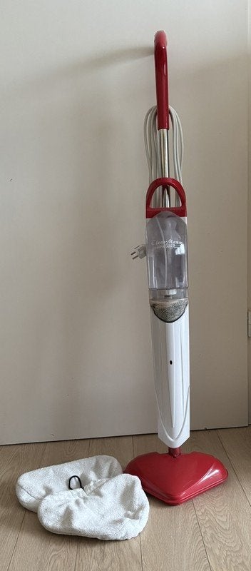 Laveur vapeur balai électrique CleanMaxx., Electroménager, Vapeurs, Enlèvement, Utilisé, Nettoyeur à vapeur
