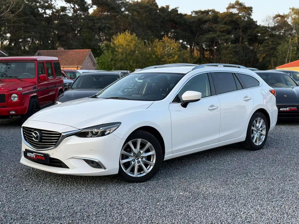 Mazda 6 2.2 D Skydrive Sport Navi CruiseC ZetelV Airco *, Auto's, Mazda, Bedrijf, Te koop, ABS, Airconditioning, Automatische klimaatregeling