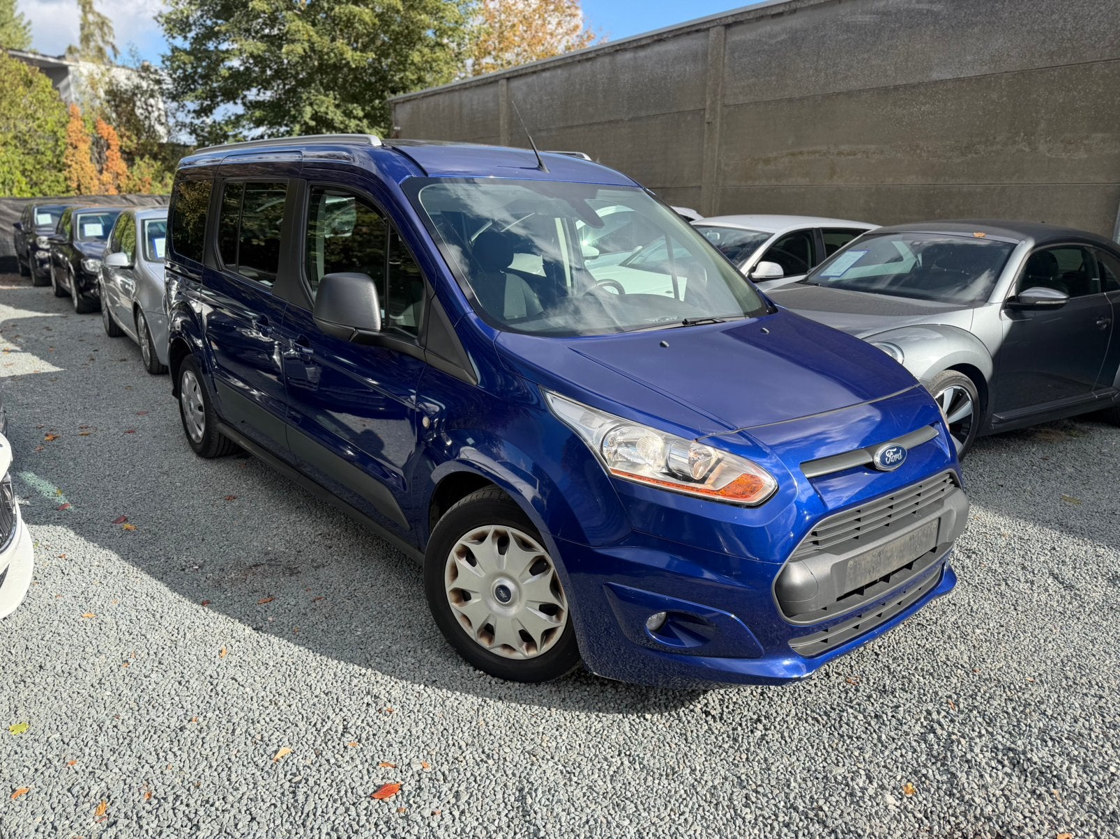 Ford Grand Tourneo Connect 1.6 Benzine, Auto's, Automaat, 4 cilinders, Blauw, 7 zetels