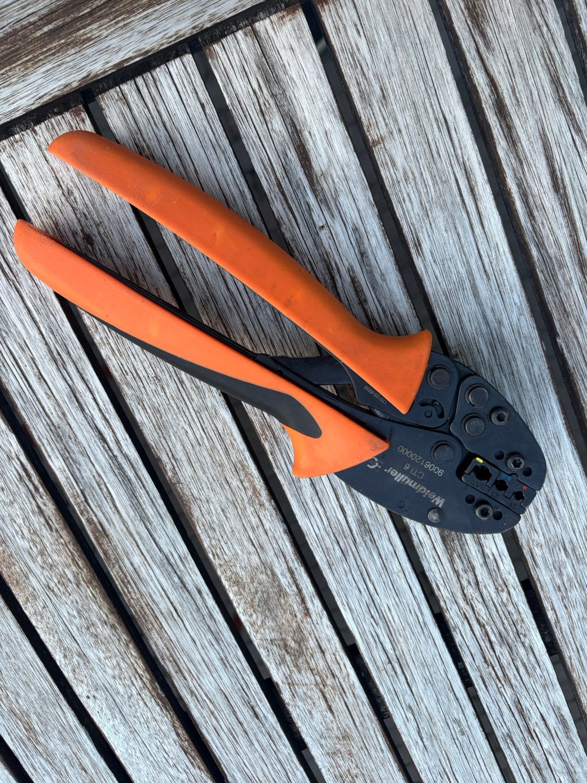 Weidmüller CTI 6 Krimptang (9006120000), Doe-het-zelf en Bouw, Ophalen, Gebruikt