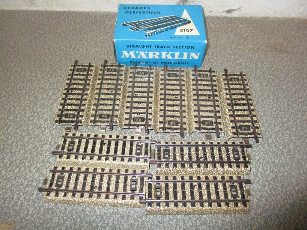 Marklin 10 x 5107 1/2 Neufs, Enlèvement ou Envoi, Neuf, Rails, Märklin