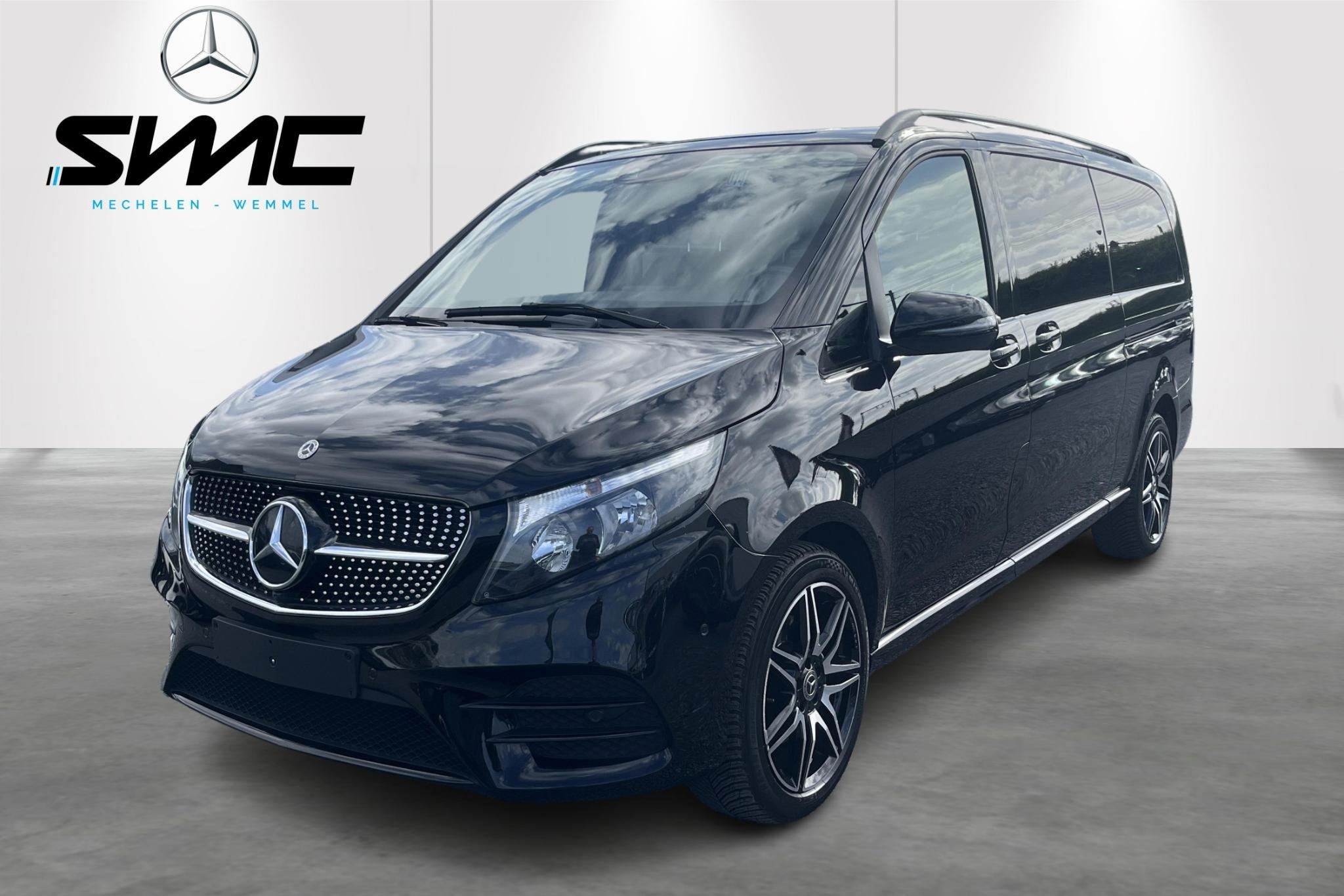 Mercedes-Benz V-Klasse V 220 d L3 9G-TRONIC Avantgarde, Auto's, Mercedes-Benz, Gebruikt, 4 cilinders, 2000 kg, Zwart