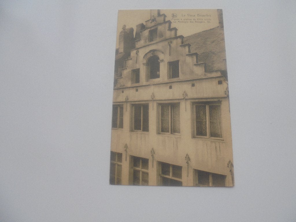 le vieux bruxelles- rue montagne, Envoi, Avant 1920, Non affranchie, Bruxelles (Capitale)
