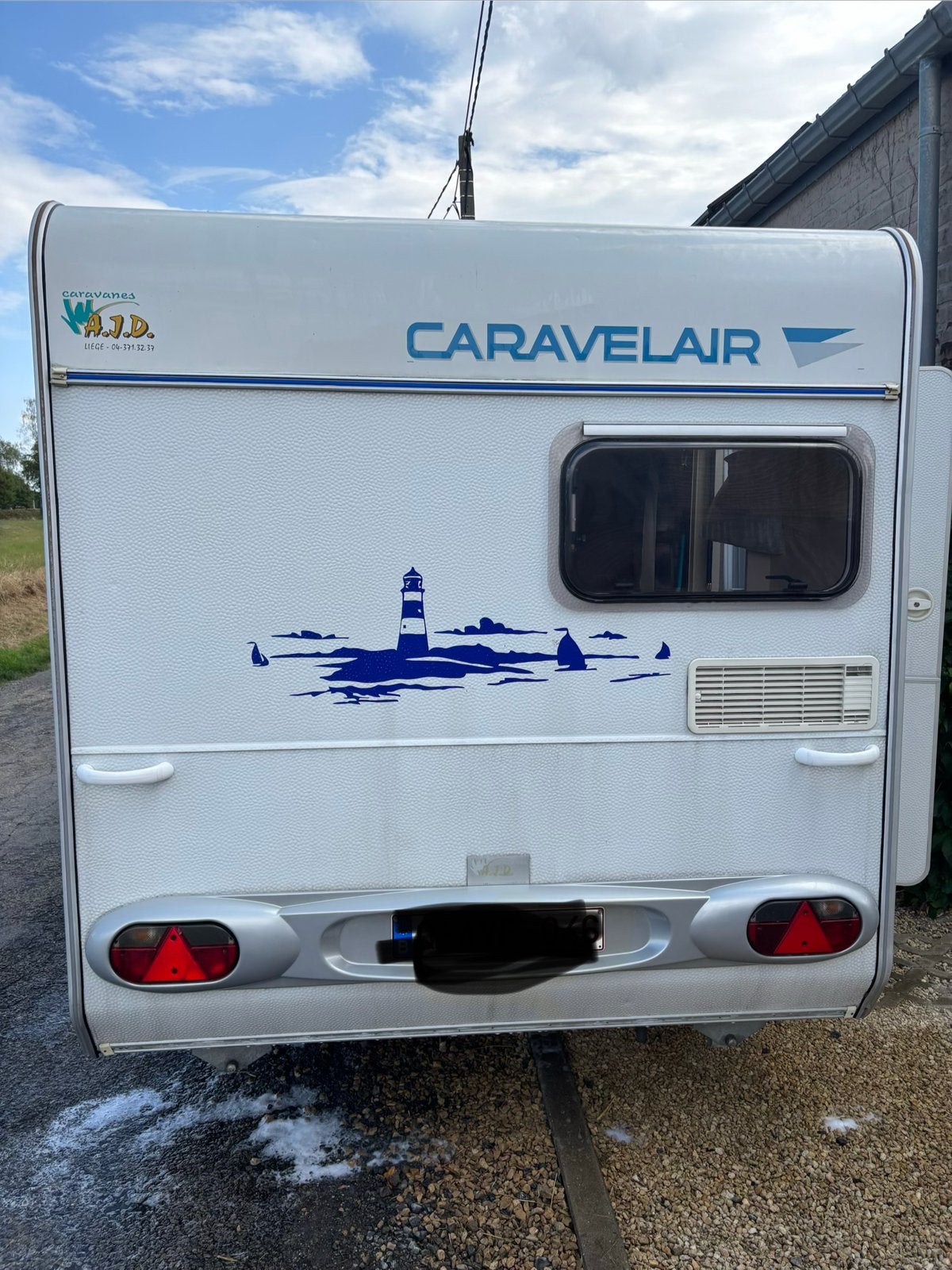 Caravelair caravan, Standaardzit, Frans bed, Koelkast, Particulier