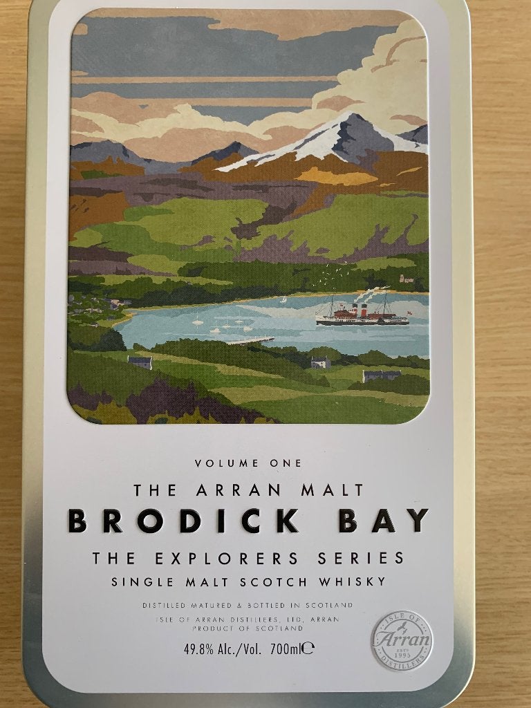 Whisky Arran Brodick bay 20yrs Ltd, Ophalen, Nieuw, Vol
