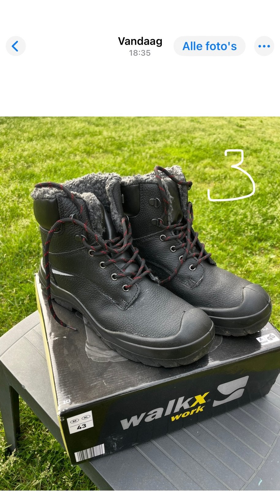 CHAUSSURES DE TRAVAIL HAUTES MT43 NEUVES !, Enlèvement ou Envoi, Neuf