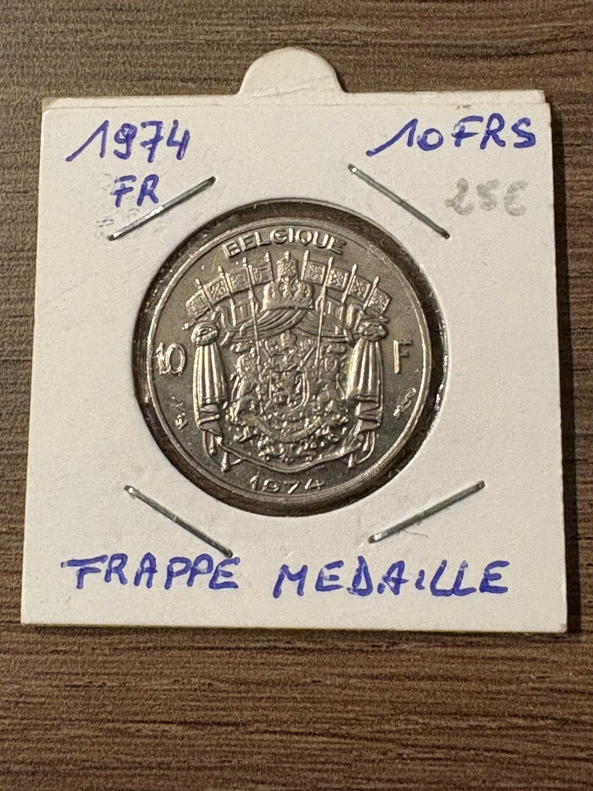 10 francs 1974 fr Baudouin, Ophalen of Verzenden