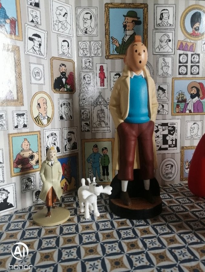 Tintin en trench-coat 30cm. Hergé Moulinsart, Enlèvement ou Envoi, Neuf, Autres types