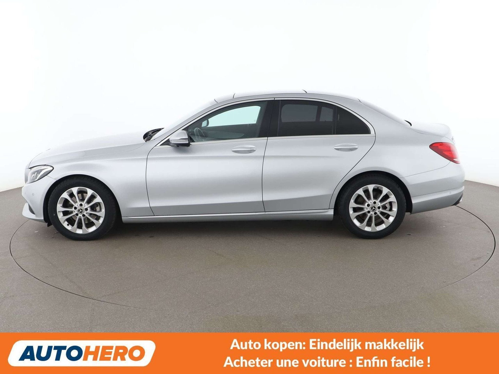 Mercedes-Benz C-Klasse 200 C 200 d Avantgarde (bj 2018), Auto's, Mercedes-Benz, 4 deurs, Gebruikt, Zwart, Leder
