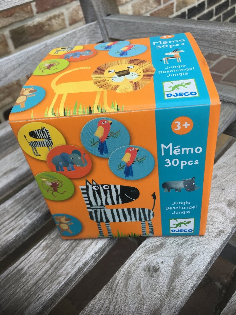 MEMO JUNGLE DJECO ZO GOED ALS NIEUW, Kinderen en Baby's, Speelgoed | Educatief en Creatief, Ophalen of Verzenden, Zo goed als nieuw