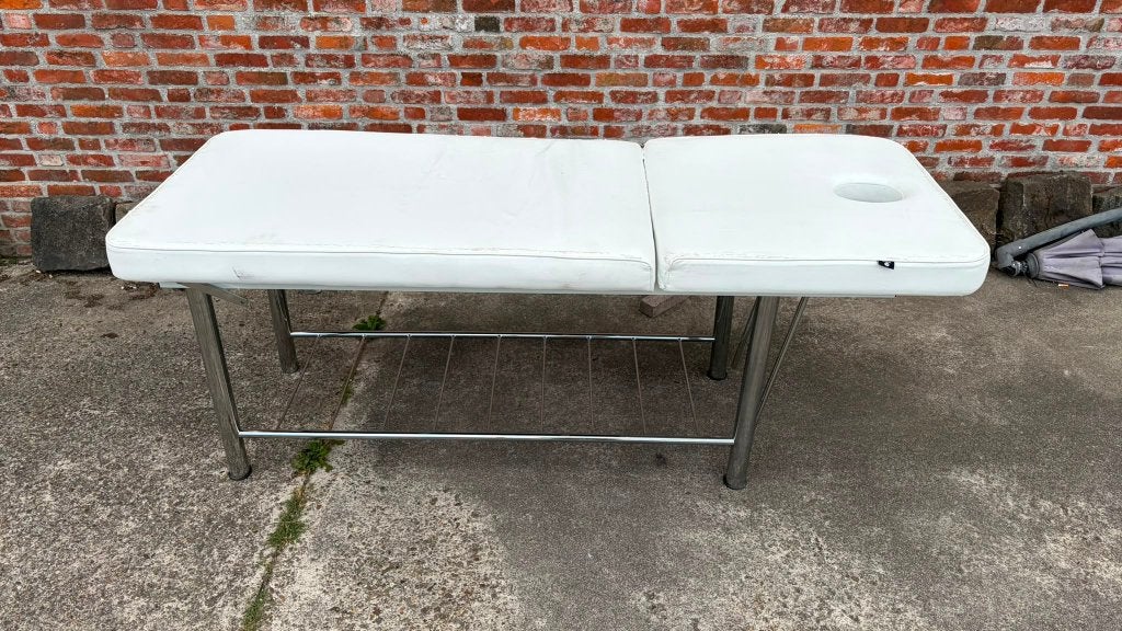 Verstelbare Behandeltafel Zenna Wit, Sport en Fitness, Massageproducten, Ophalen, Gebruikt, Massagetafel