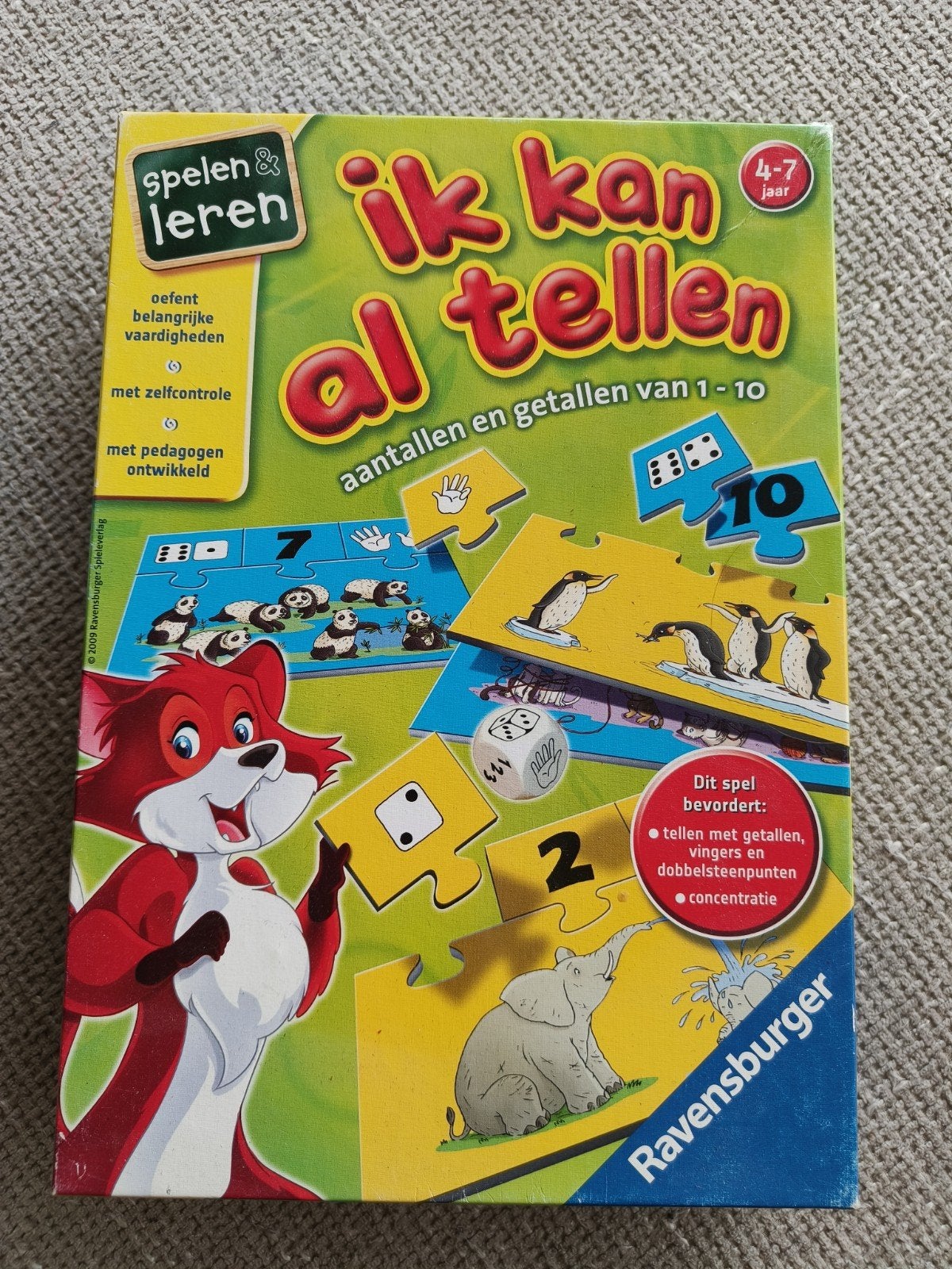 Ik kan al tellen - leren tellen, Een of twee spelers, Ophalen, Gebruikt, Ravensburger