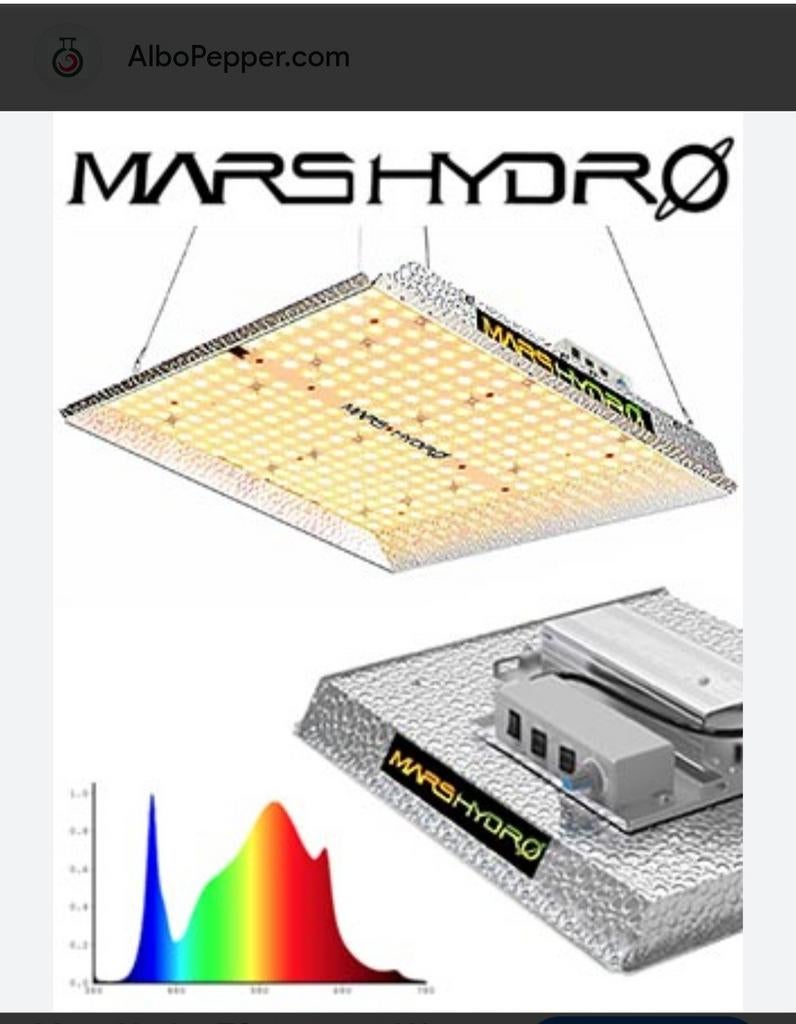 Mars hydro 150w 2x, Ophalen