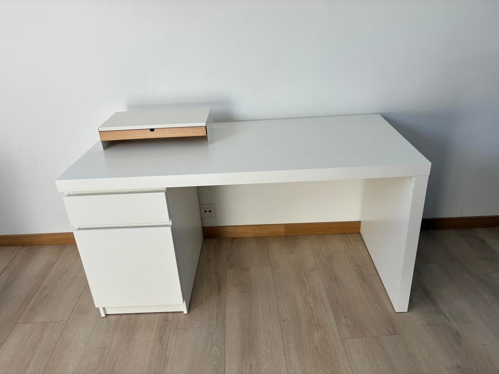 Bureau en bureaustoel, Avec tiroirs, Autres types, 65 cm, Comme neuf