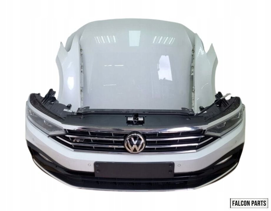 VW PASSAT B8 FACELIFT R-LINE COMPLETE VOORKOP. VOORBUMPER, M, Gebruikt, -, Volkswagen, -