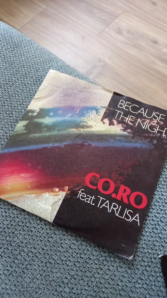 vinyl (45T) coro & tarlisa "because the night", Enlèvement, Comme neuf, Pop