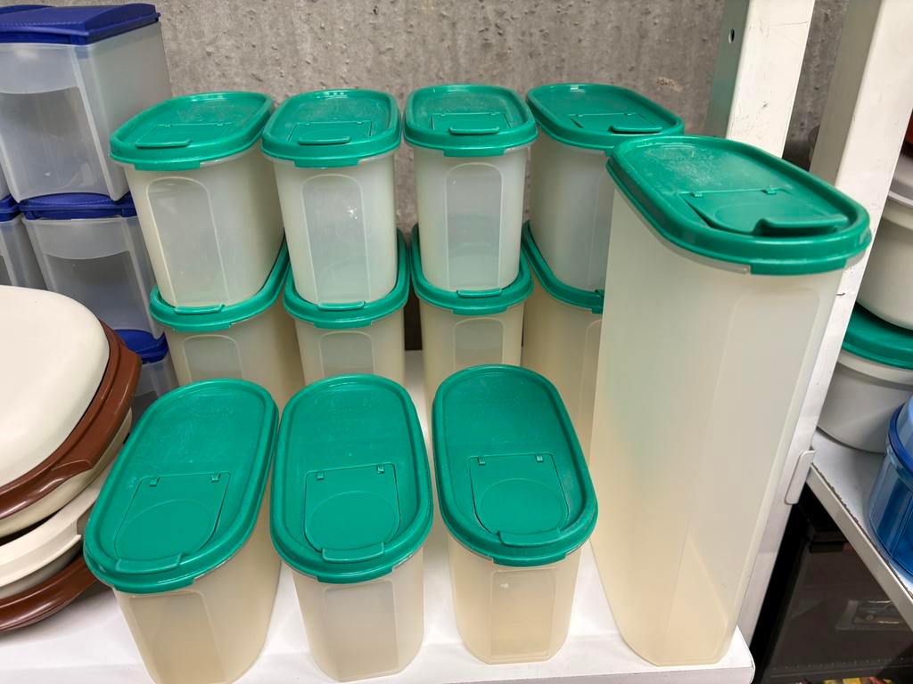 Tupperware bewaar dozen( zie omschrijving), Enlèvement, Comme neuf