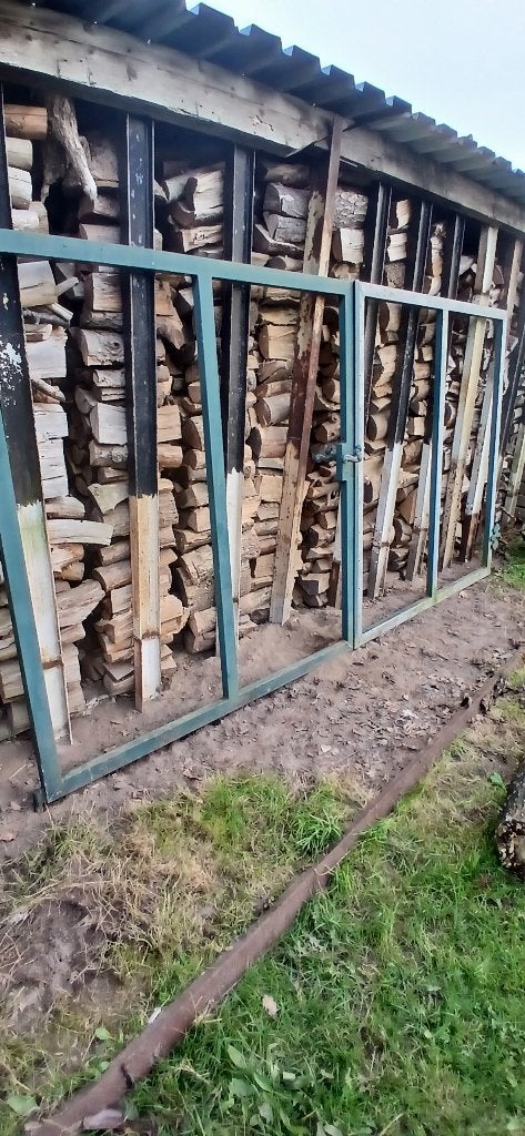 metalen poort kader zelf te bekleden, Ophalen