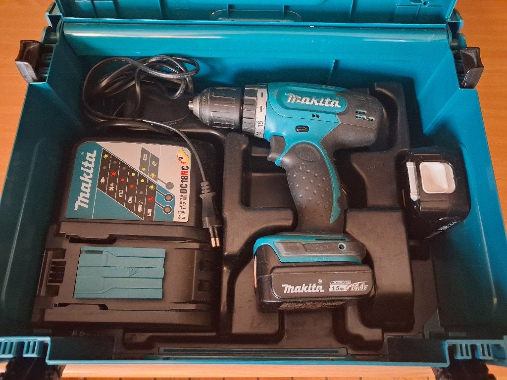 accu boor- en schroefmachine, Bricolage & Construction, Outillage | Outillage à main, Enlèvement, Utilisé, Perceuse sans fil, Makita