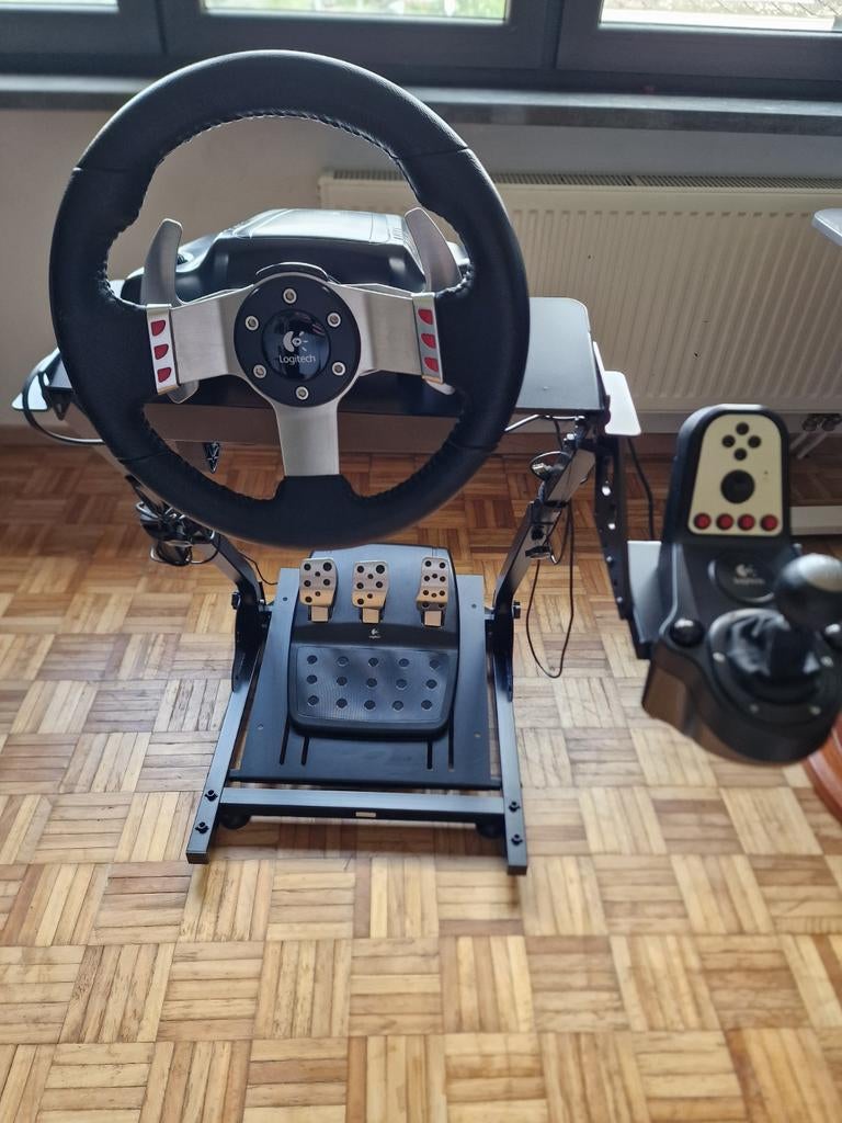 G27 met pedalen en 6 speed H stick met wheel stand, Ophalen