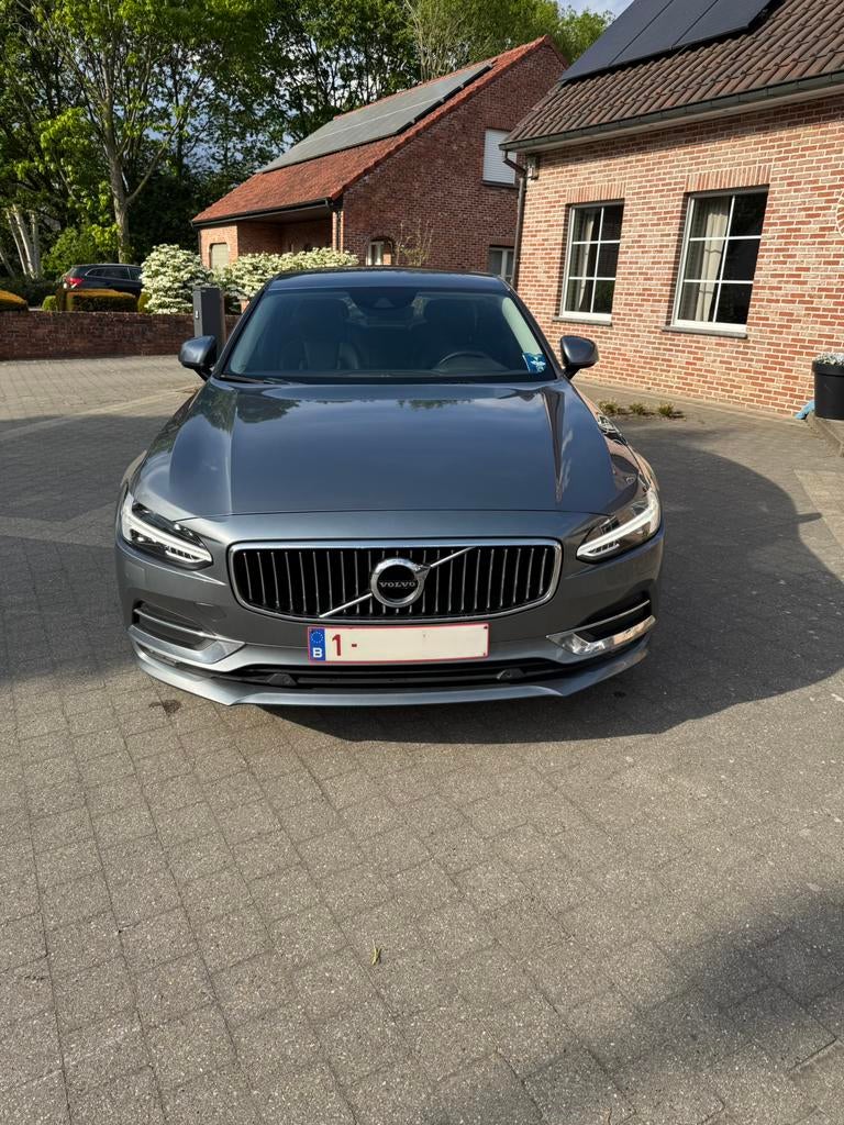 Volvo s90 inscription D4, Autos, Cuir, Argent ou Gris, Achat, Phares entièrement LED