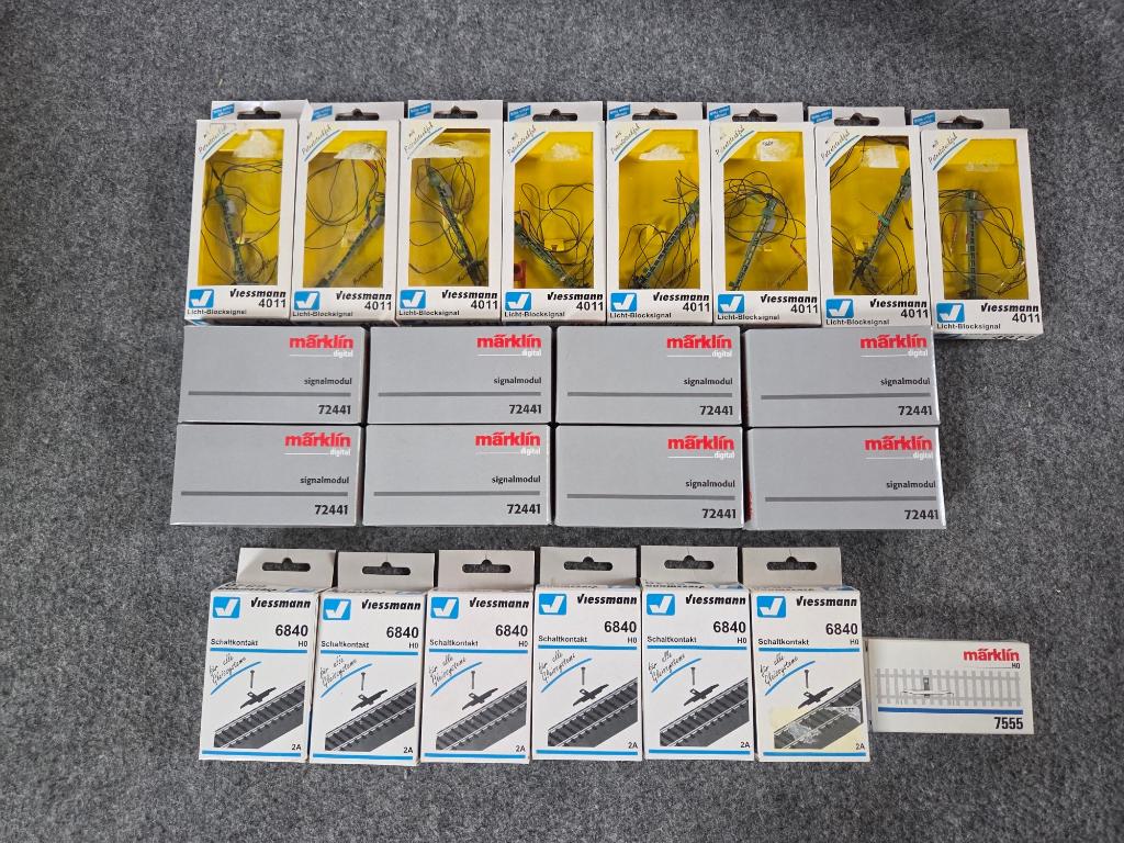 flikkermodule, seinen, magneetcontacten en Marklin afremmodu, Hobby en Vrije tijd, Modeltreinen | H0, Nieuw, Overige typen, Wisselstroom