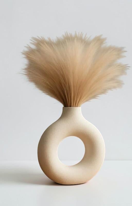 donut vase, Huis en Inrichting, Kunststof, Overige kleuren, Ophalen of Verzenden, Zo goed als nieuw