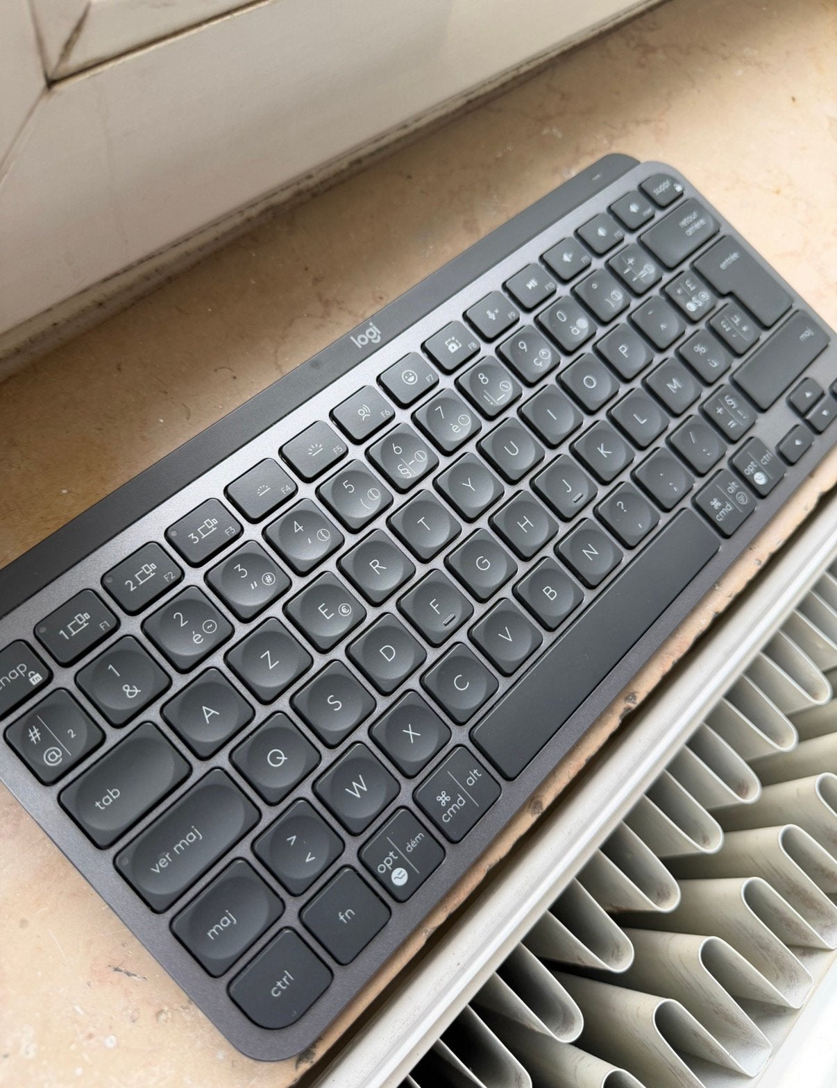 Logitech MX Keys Mini Azerty, Ophalen of Verzenden, Zo goed als nieuw, Multi-device