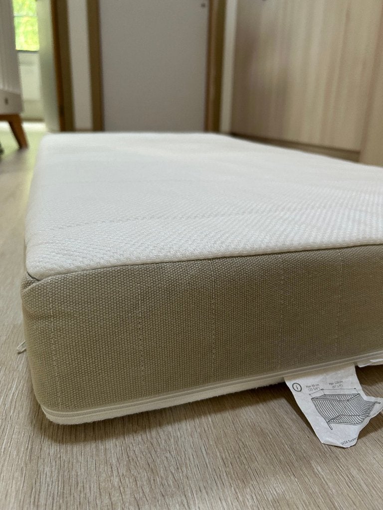 Matras babybed - Ikea Skonast, Ophalen, Zo goed als nieuw, Minder dan 140 cm, Matras