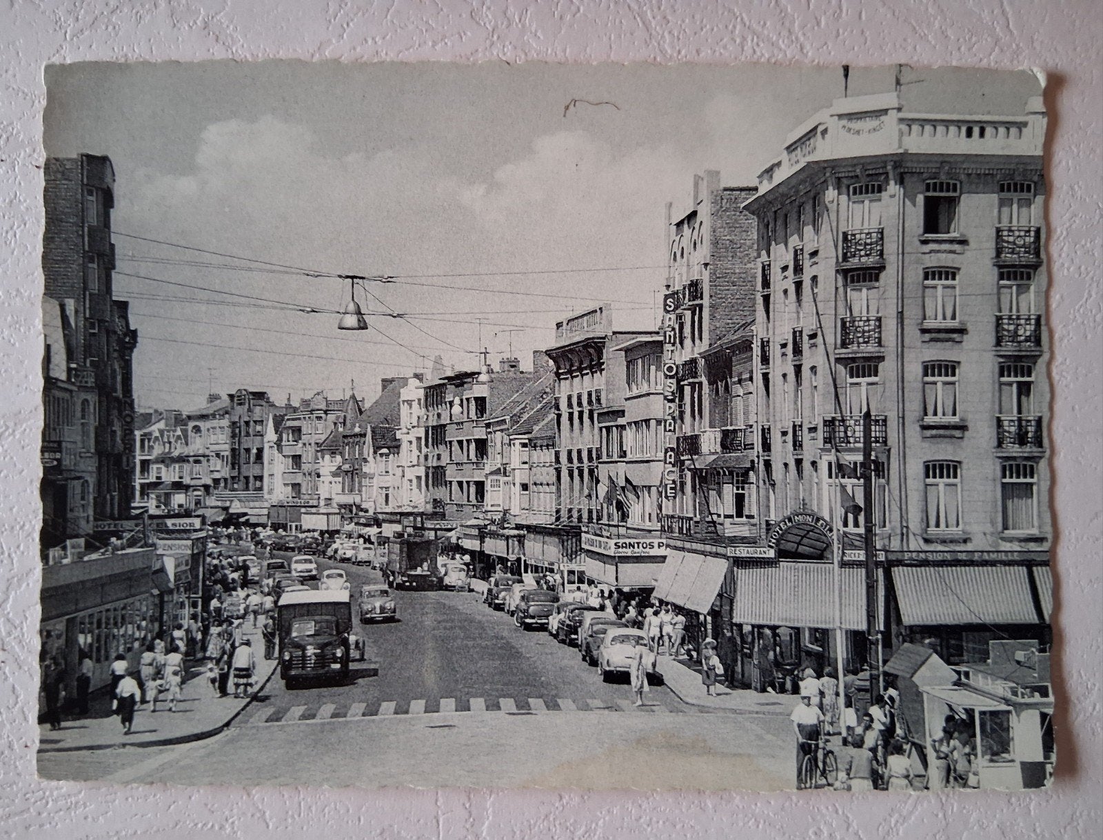 vintage Postkaart Zeelaan in De Panne, Verzamelen, Ophalen of Verzenden